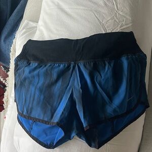 Nike Blue and Black Athletic Shorts